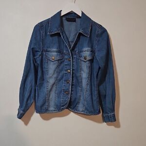 New Directions Classic Blue Denim Jacket Clothing👕